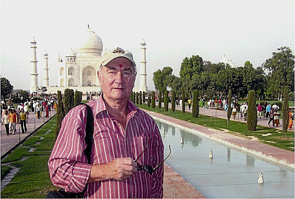 Na wycieczce w Indiach (2009 r)